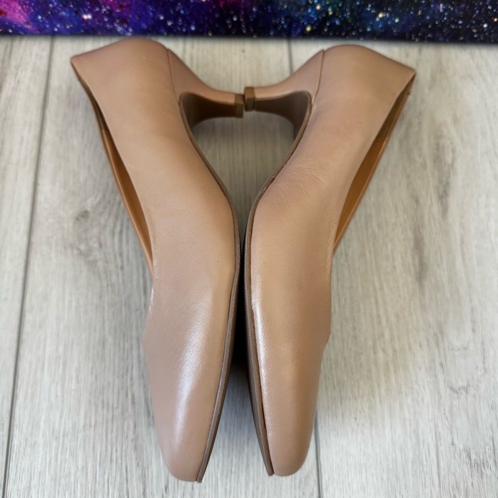 TROTTERS Womens Beige Kiera Pointed Toe Kitten Heel Slip On Pumps Sz 8.5 - Picture 6 of 8